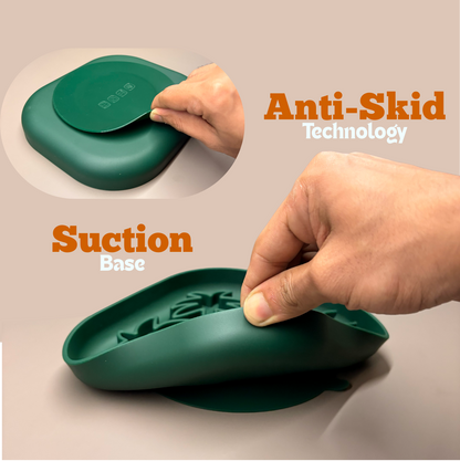 Gut + Brain plate - Woof Master - Level 3 - Forest Green