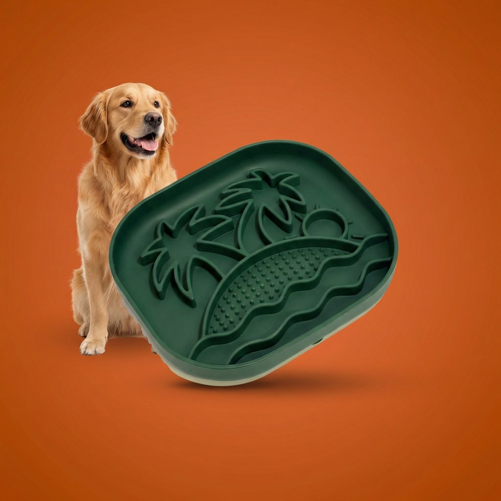 Silicone Slow Feeder for dogs to enrich their minds reduce anxiety and bloating 