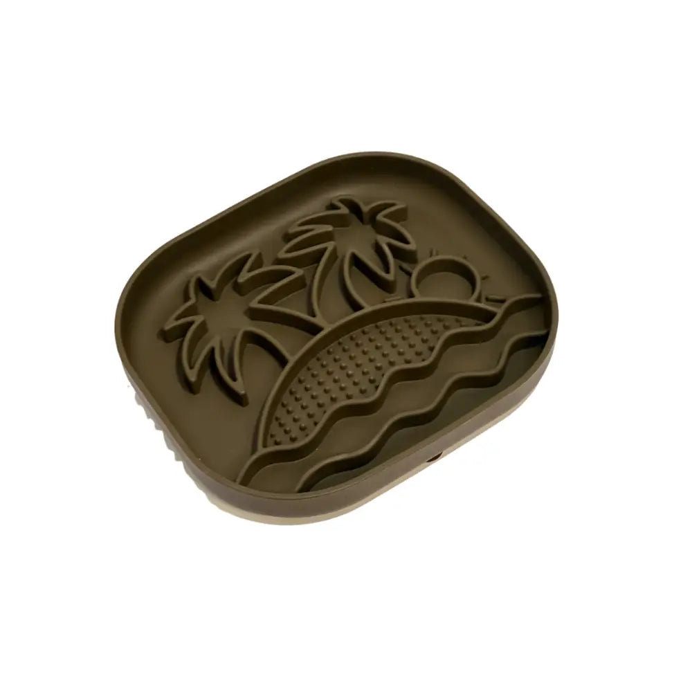 Calm Eating Plate- Woof Start - Level 1 - Sand Beige