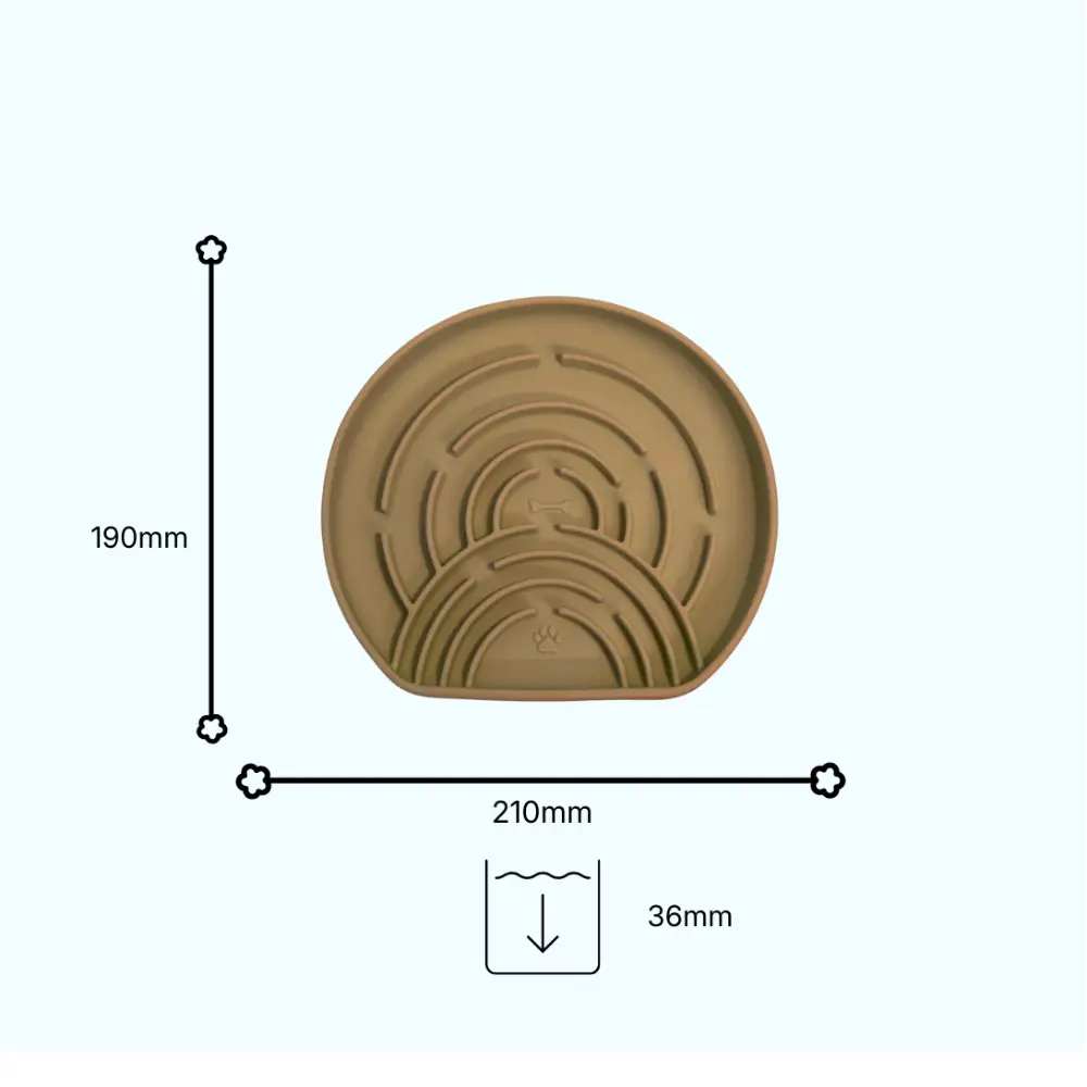 Silicone Slow Feeder for dogs to enrich their minds reduce anxiety and bloating 