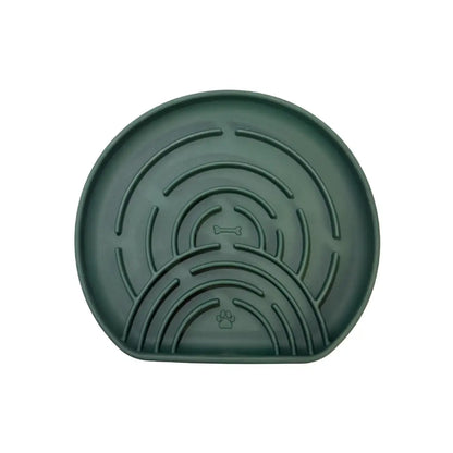 Digestive Balance Plate - Woof Think - Level 2 - Forest Green