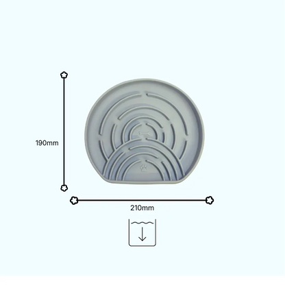 Digestive Balance Plate - Woof Think - Level 2 - Sky Blue