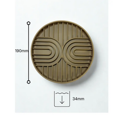 Gut + Brain plate - Woof Master - Level 3 -Sand Beige